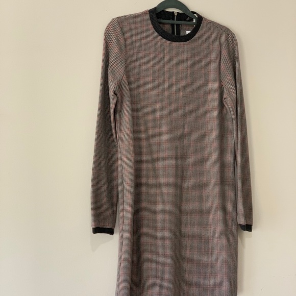 *NWT* Zara Houndstooth Dress with Piping - Picture 4 of 4